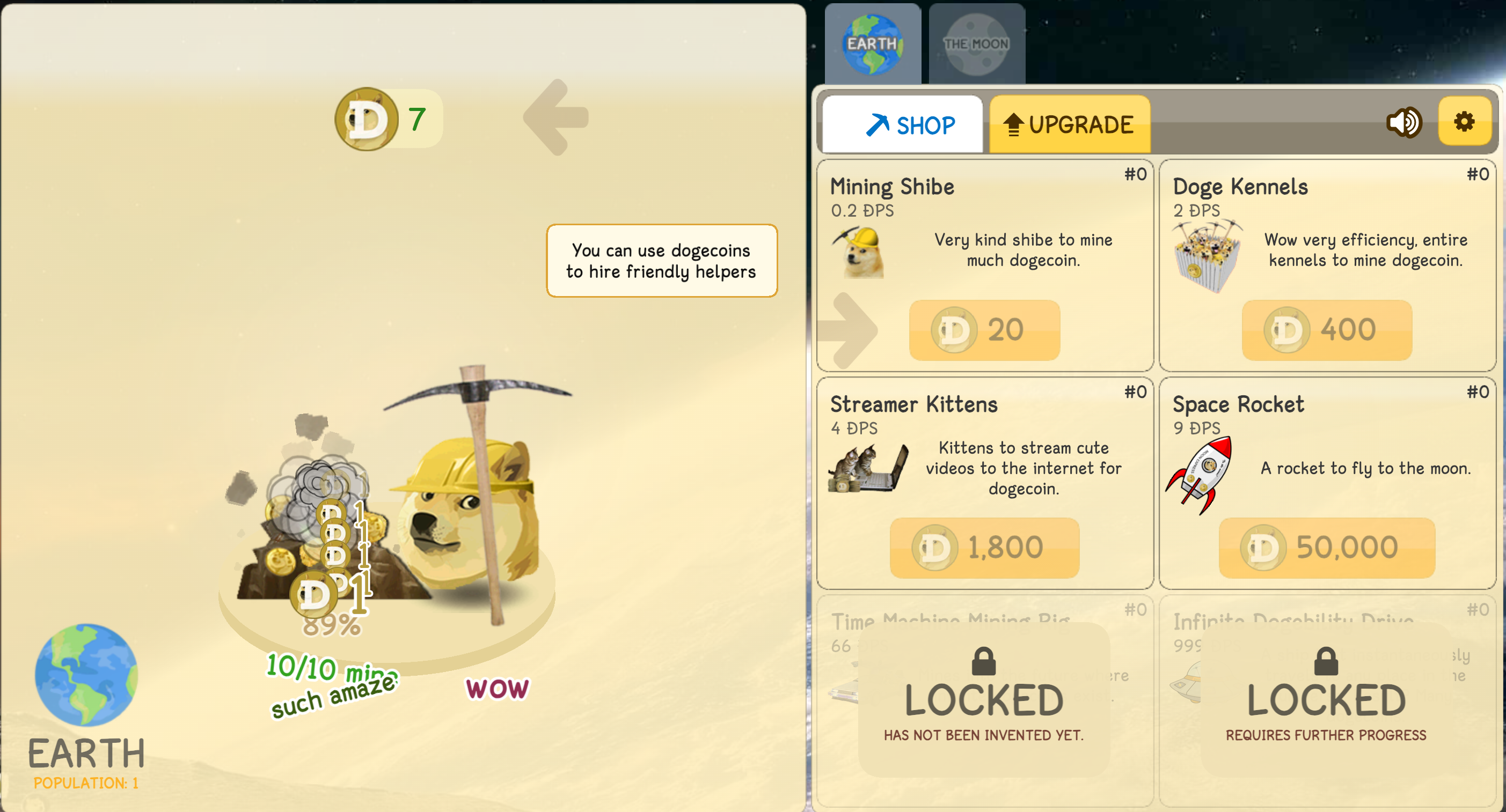 Dogeminer 2 Progression