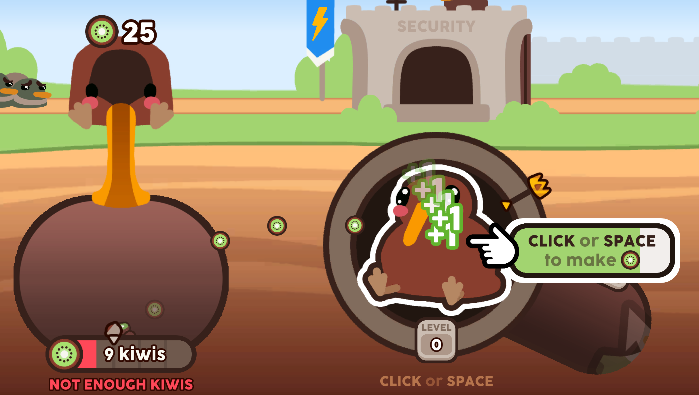 Kiwi Clicker