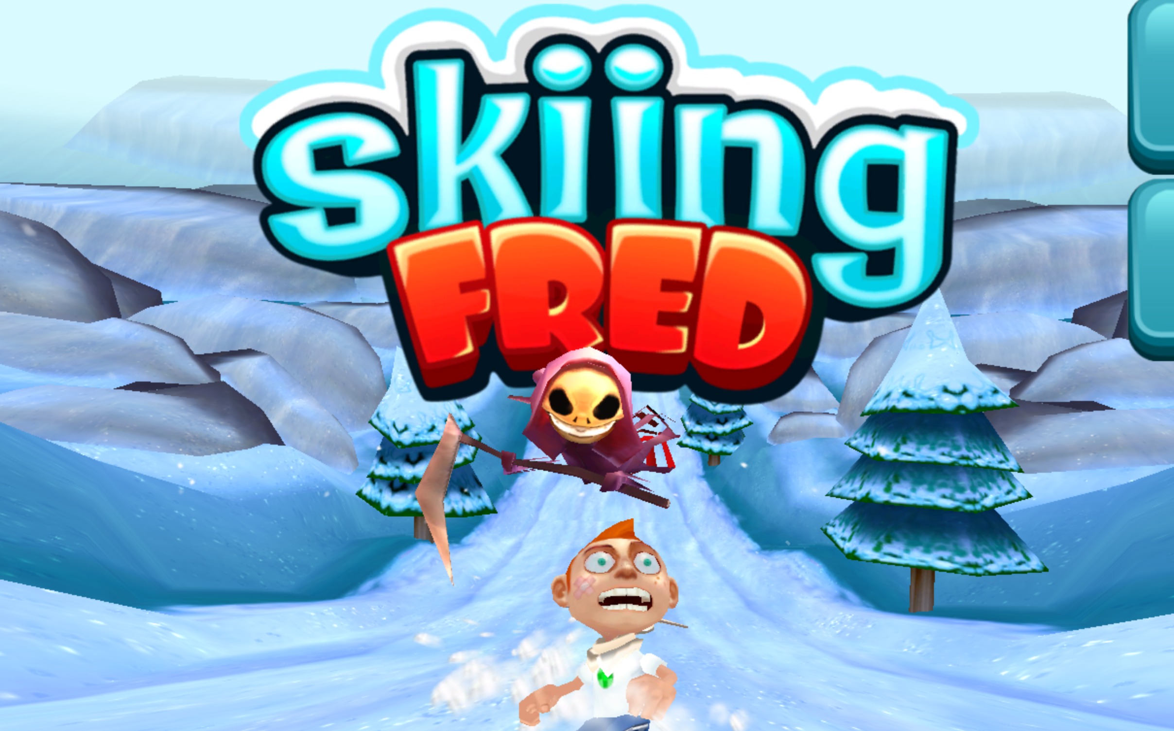 Skiing Fred