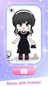 Doll's makeup selection