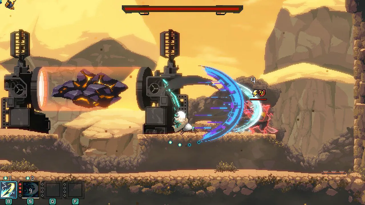 Ovis Loop, a sheep cyborg action game where you play as a greatsword wielder, is holding a limited-time playtest. Title changed from its former name, STAND-ALONE.