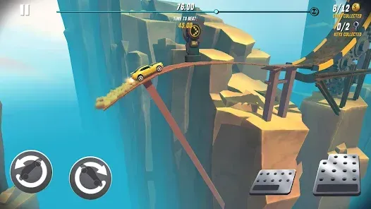 Stunt Car Extreme performing a flip