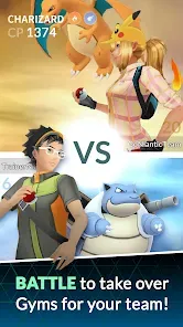 Catching a Pokémon in AR