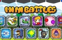 Two battle-ready characters in Minibattles