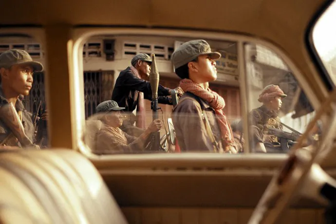 Angelina Jolie's new film premieres in North America, telling the story of Cambodia's dark past.