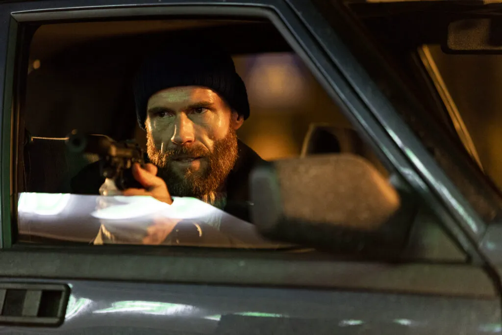 Oliver Trevena as Kovek in a still from 