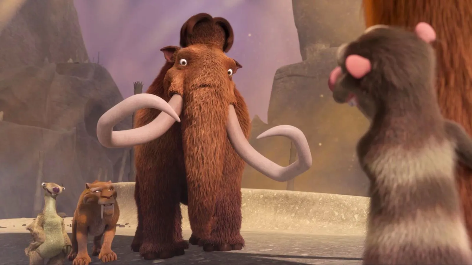 Frame from the animated film 
