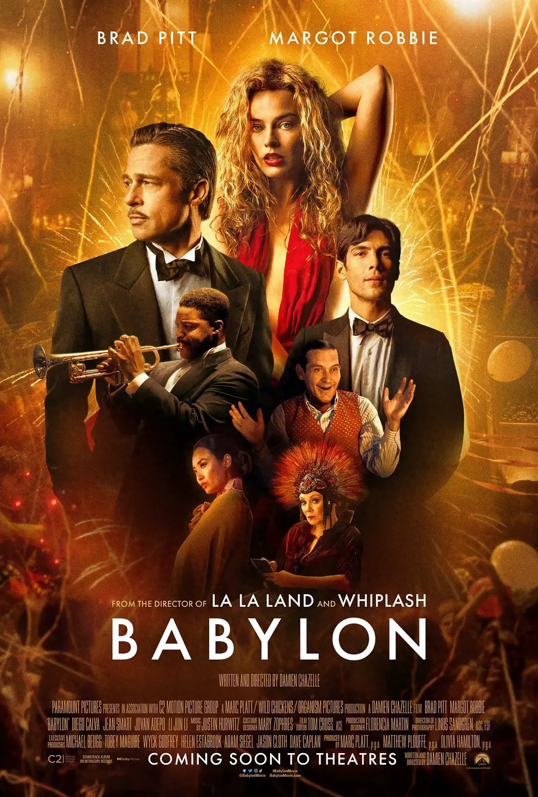 The most insane movie of 2022, "Babylon," portrays the decadent Hollywood between the silent and sound eras.