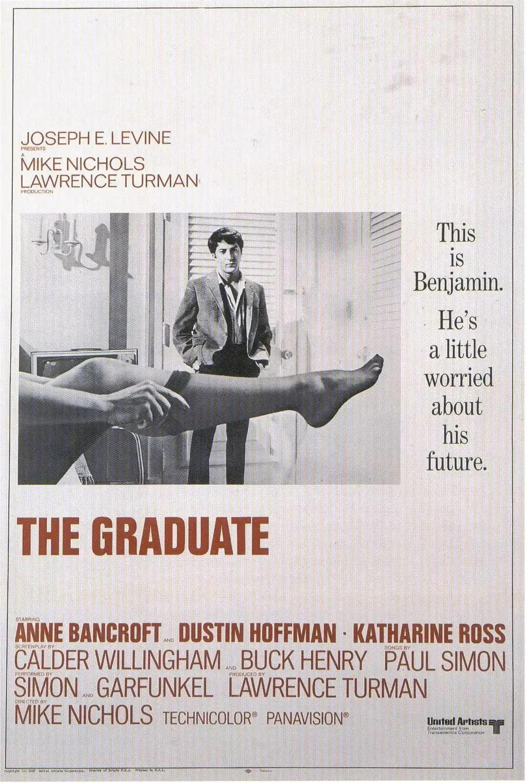 The Graduate: A subversive American film of the 60s, a boiling youth, the sound of silence.