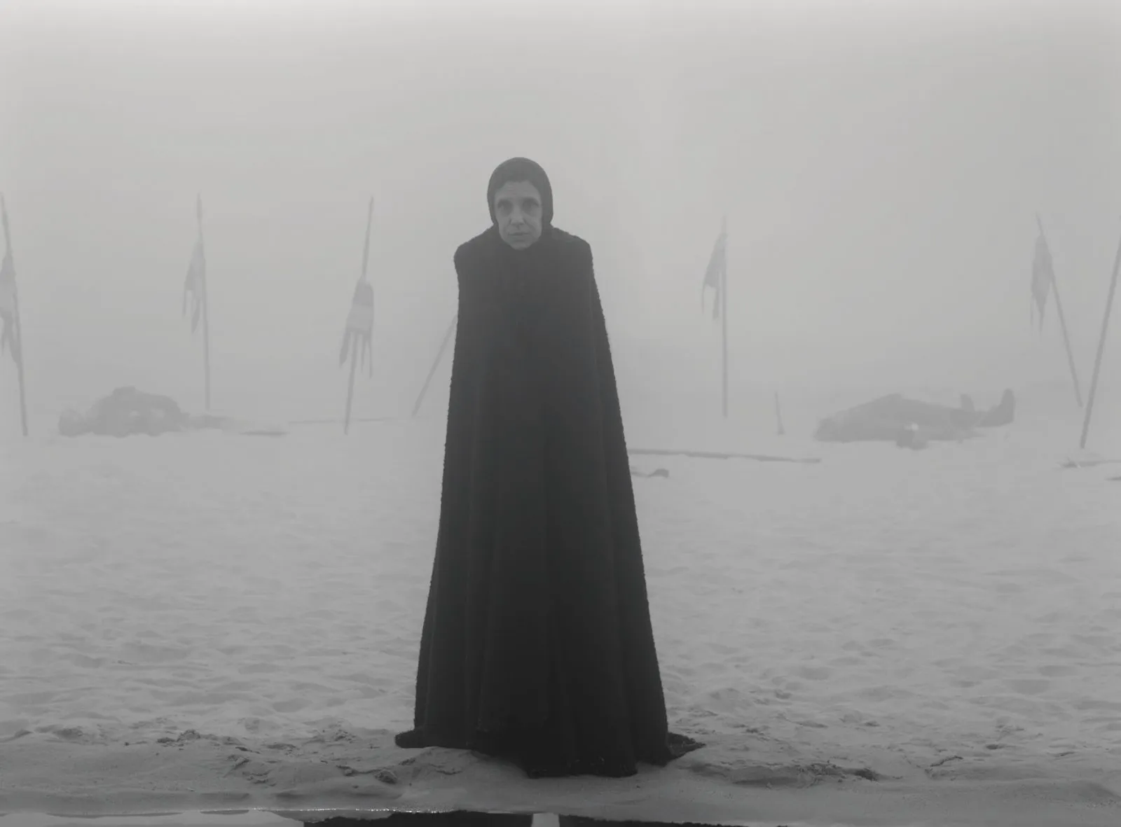Kathryn Hunter as the witches in The Tragedy of Macbeth