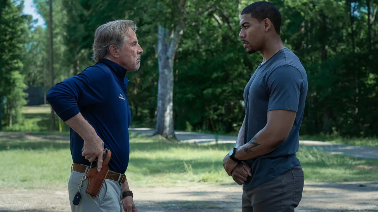 Aaron Pierre as Terry Richmond in a scene from 