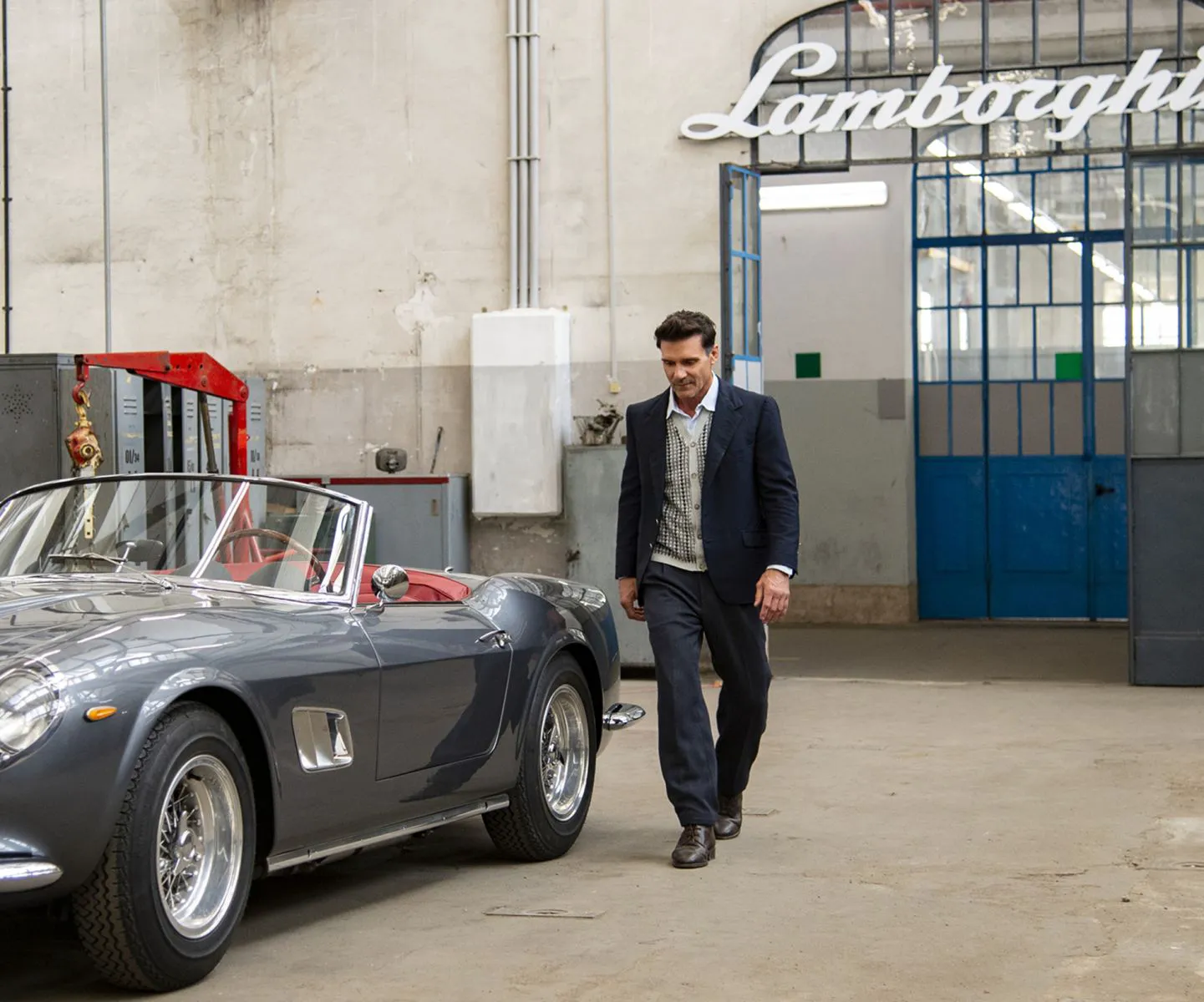Frank Grillo as Ferruccio Lamborghini in a still from the movie 
