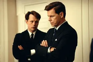 Robert F. Kennedy and John F. Kennedy (left to right)