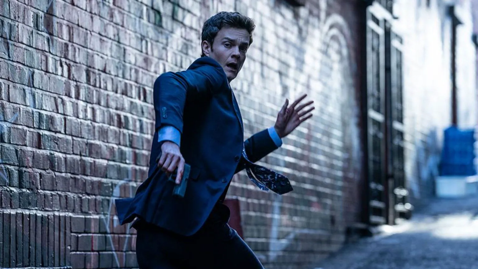Jack Quaid as Nathan in a still from 