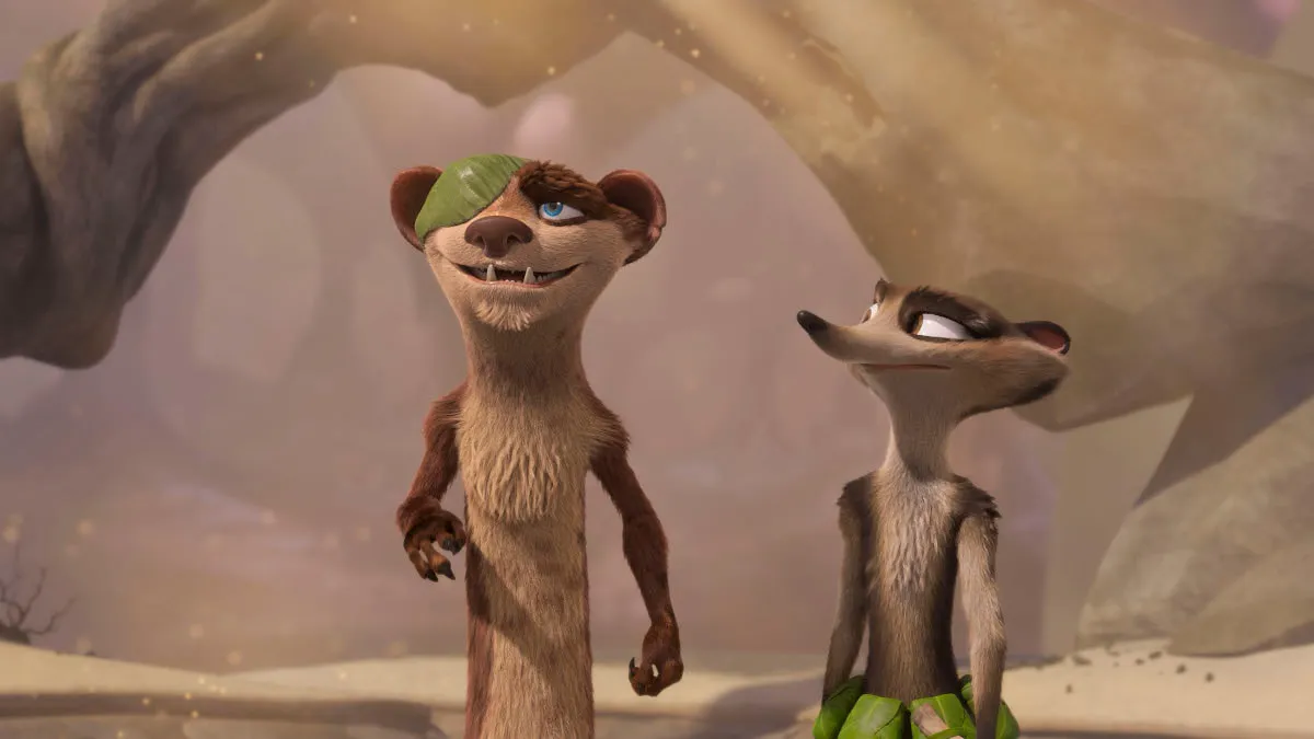 Frame from the animated film 