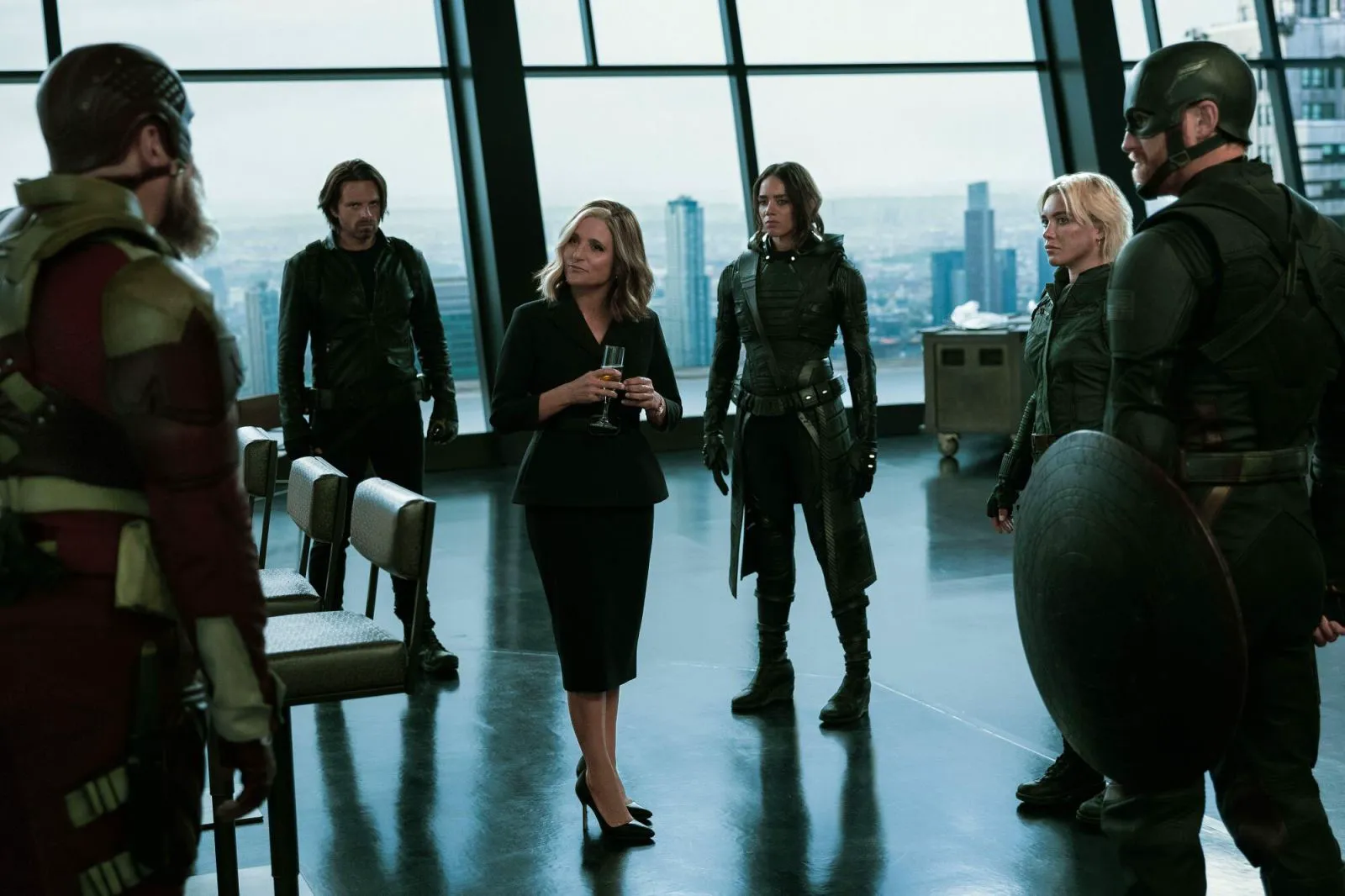 Florence Pugh as Black Widow in 