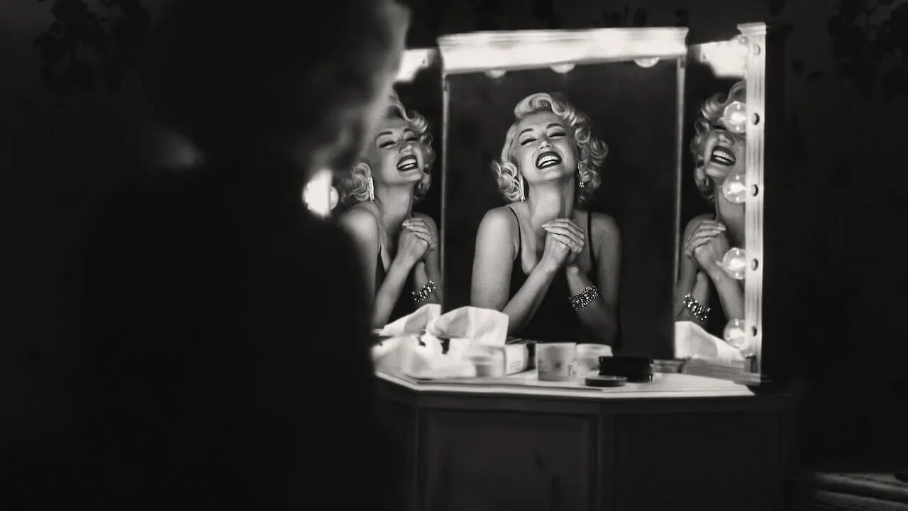 Ana de Armas as Marilyn Monroe in a still from 