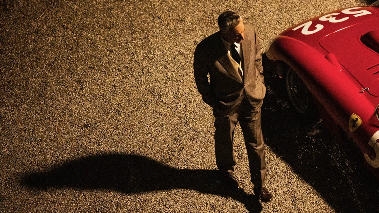 Adam Driver as Enzo Ferrari in 
