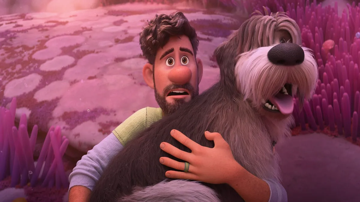 A scene from the animated film 
