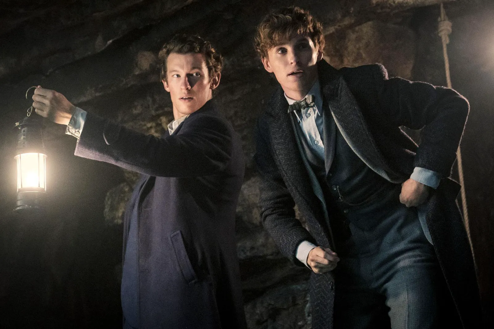 Eddie Redmayne as Newt Scamander in a still from 