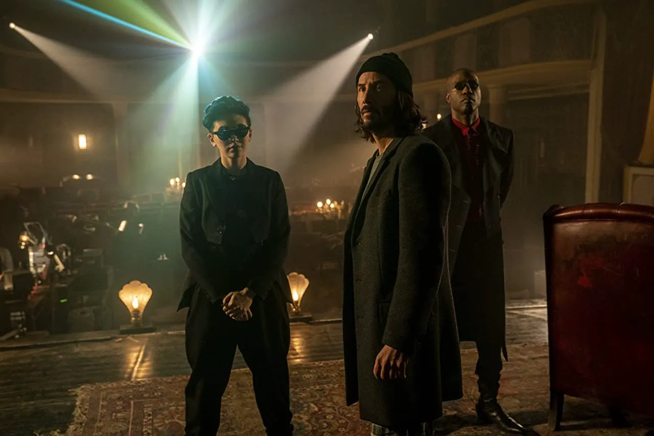 Keanu Reeves as Neo in a still from 