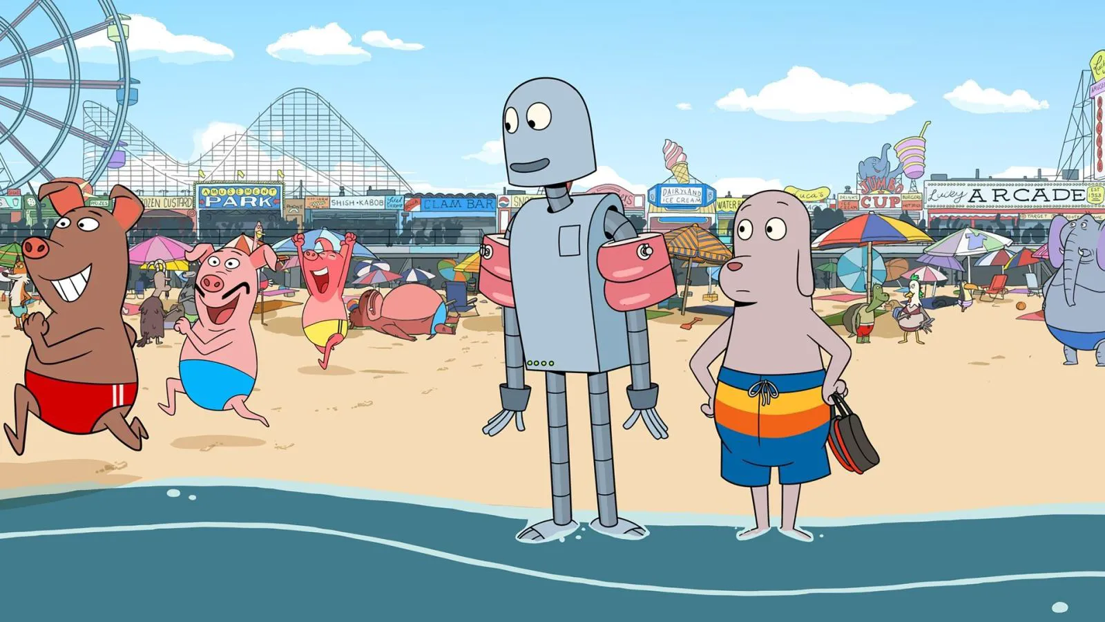 Frame from the animated film 