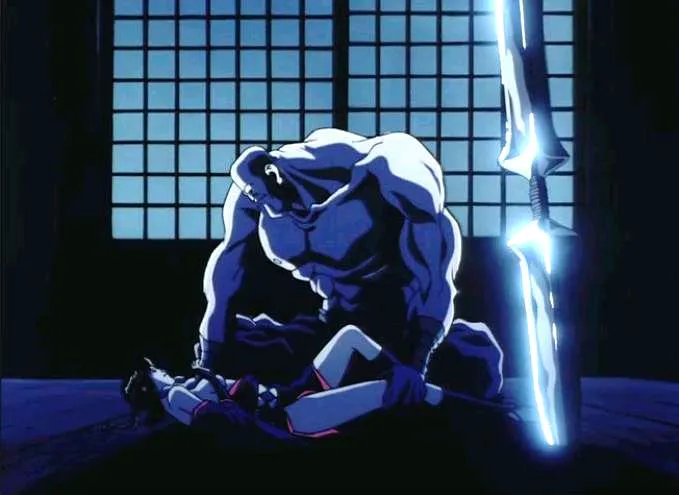 Scene from the anime film 