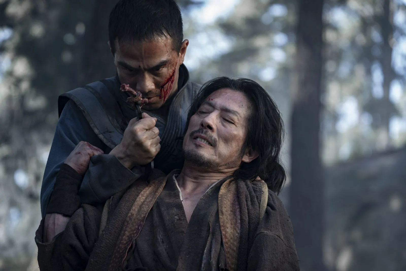 Hiroyuki Sanada as Scorpion in a still from 
