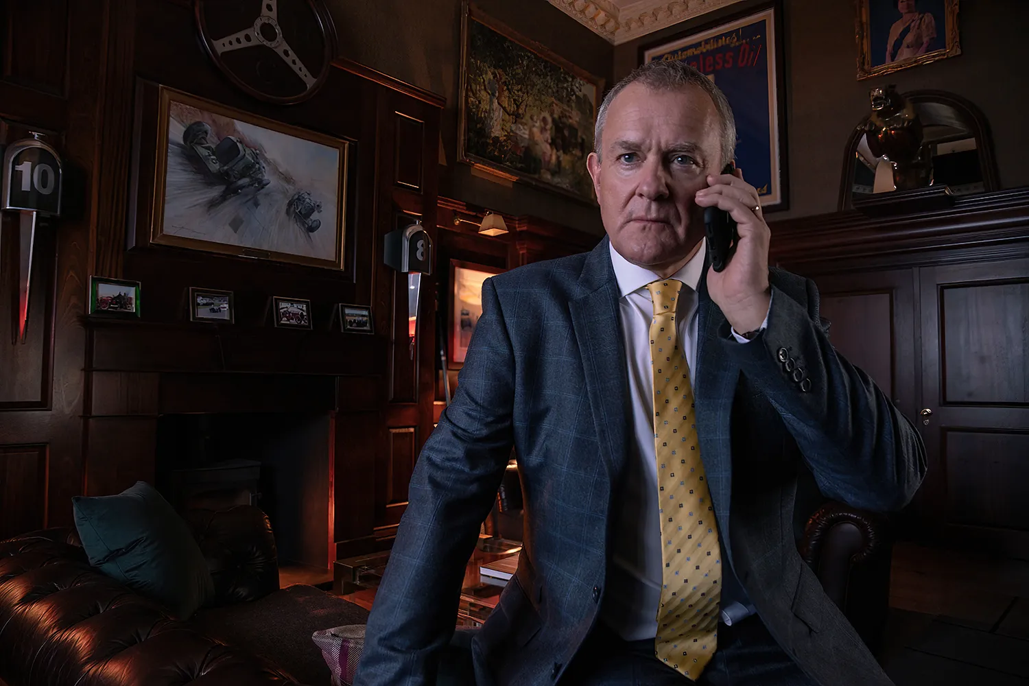 Hugh Bonneville as Sir Charles in 