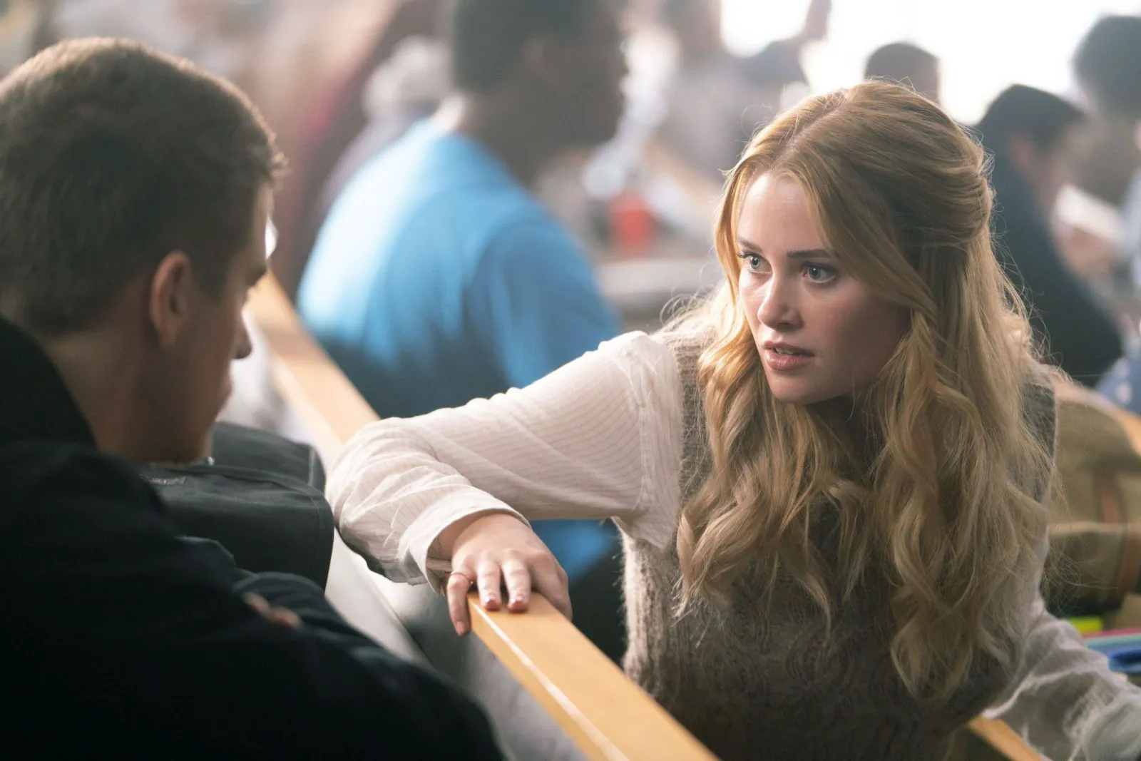 Virginia Gardner as Abby Abernathy in a still from 