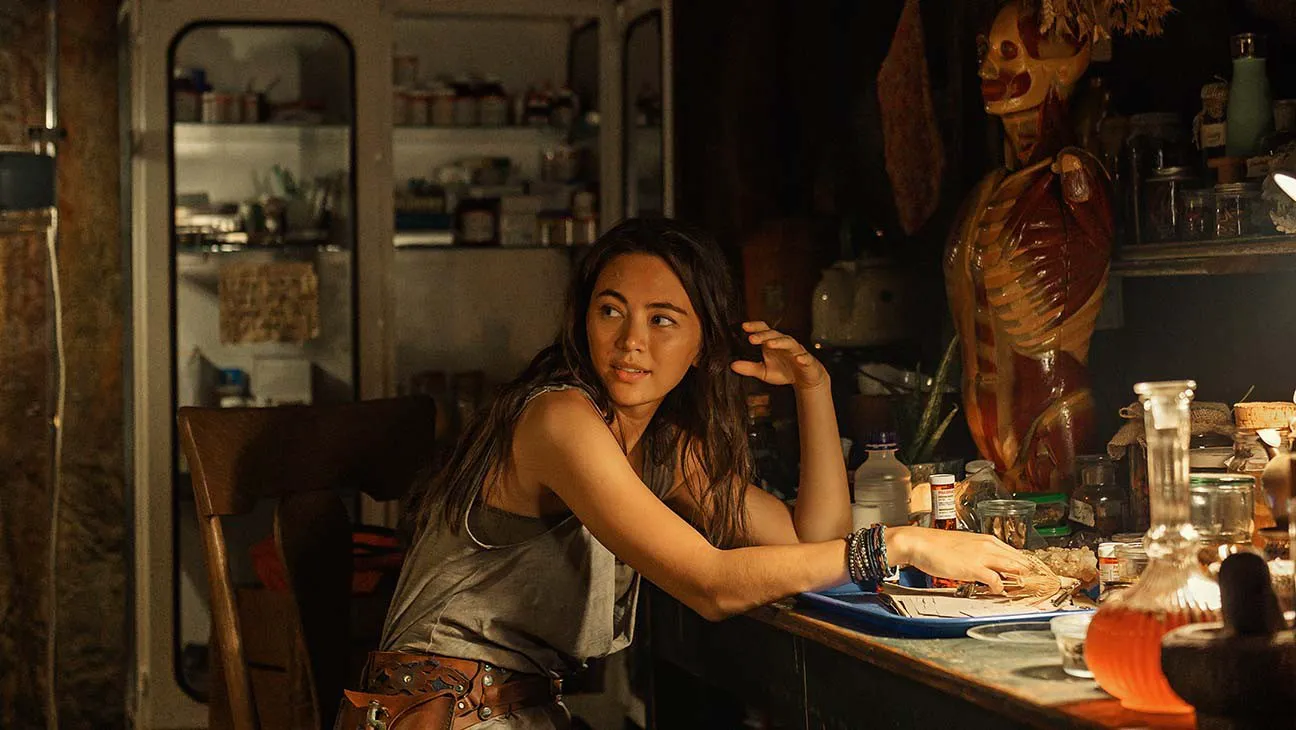 Jessica Henwick as Aimee in a still from 
