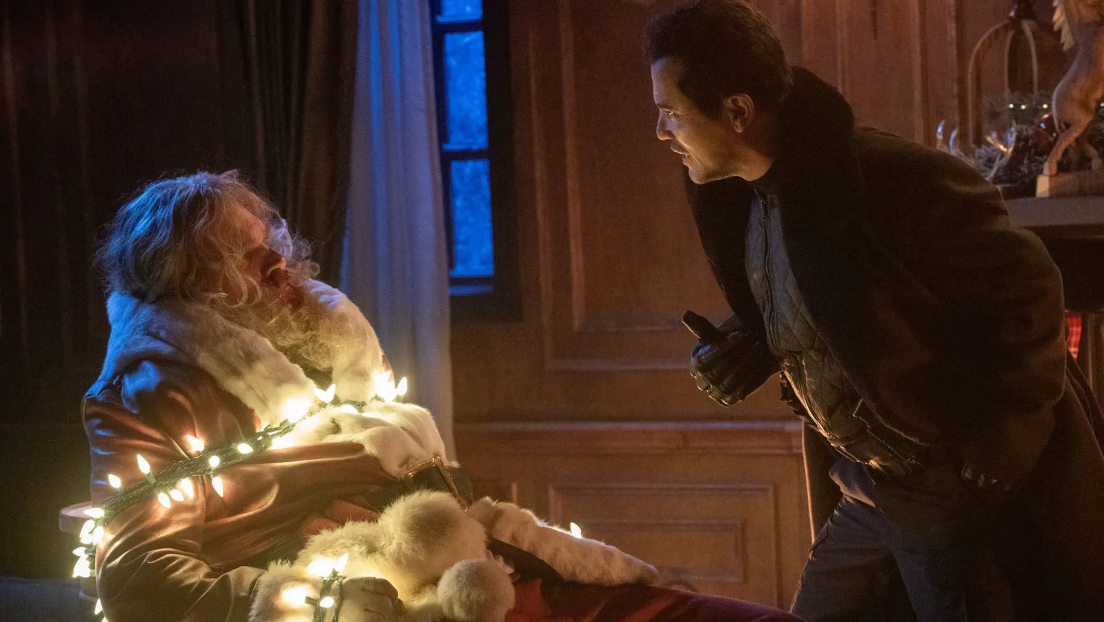 "Violent Night" Review: A bloody action movie starring David Harbour as a killer Santa