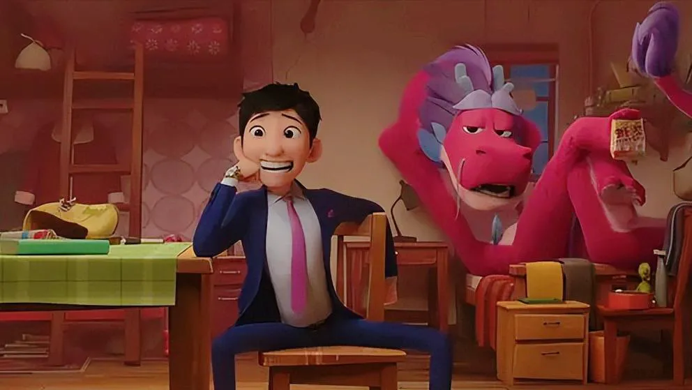 The animated film "Wish Dragon," nominated for Best Animated Feature, has been criticized by netizens as cliché.