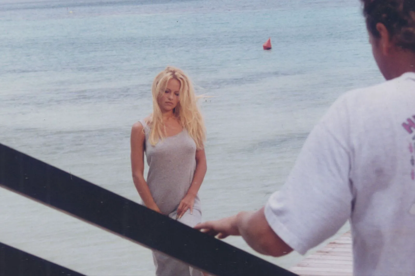 Pamela Anderson in a scene from the documentary 