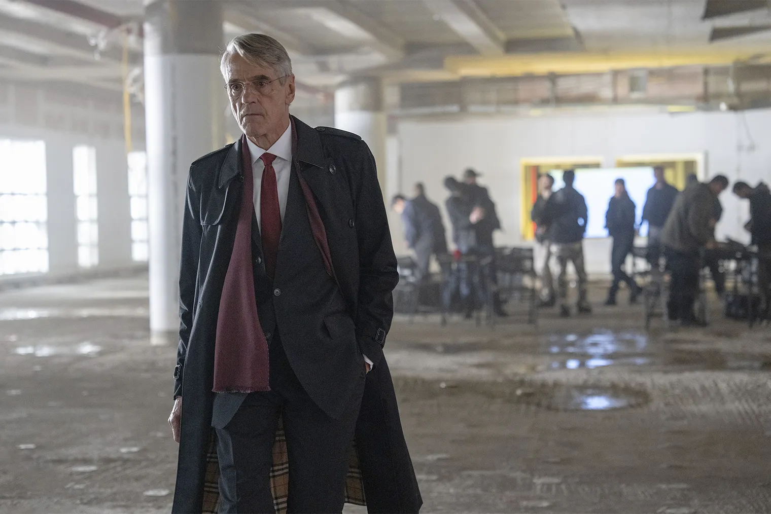 Jeremy Irons as Wallace in a still from 