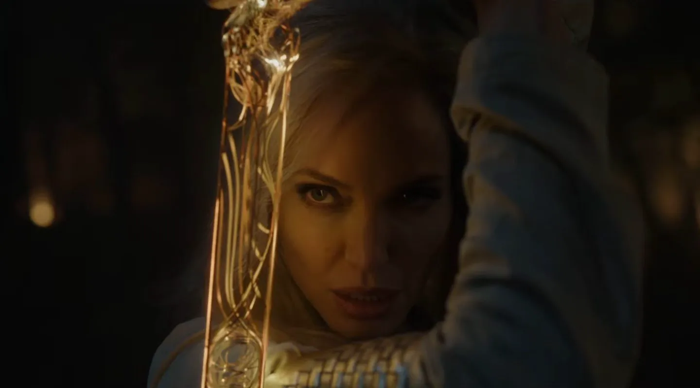 Angelina Jolie as Thena in a still from 