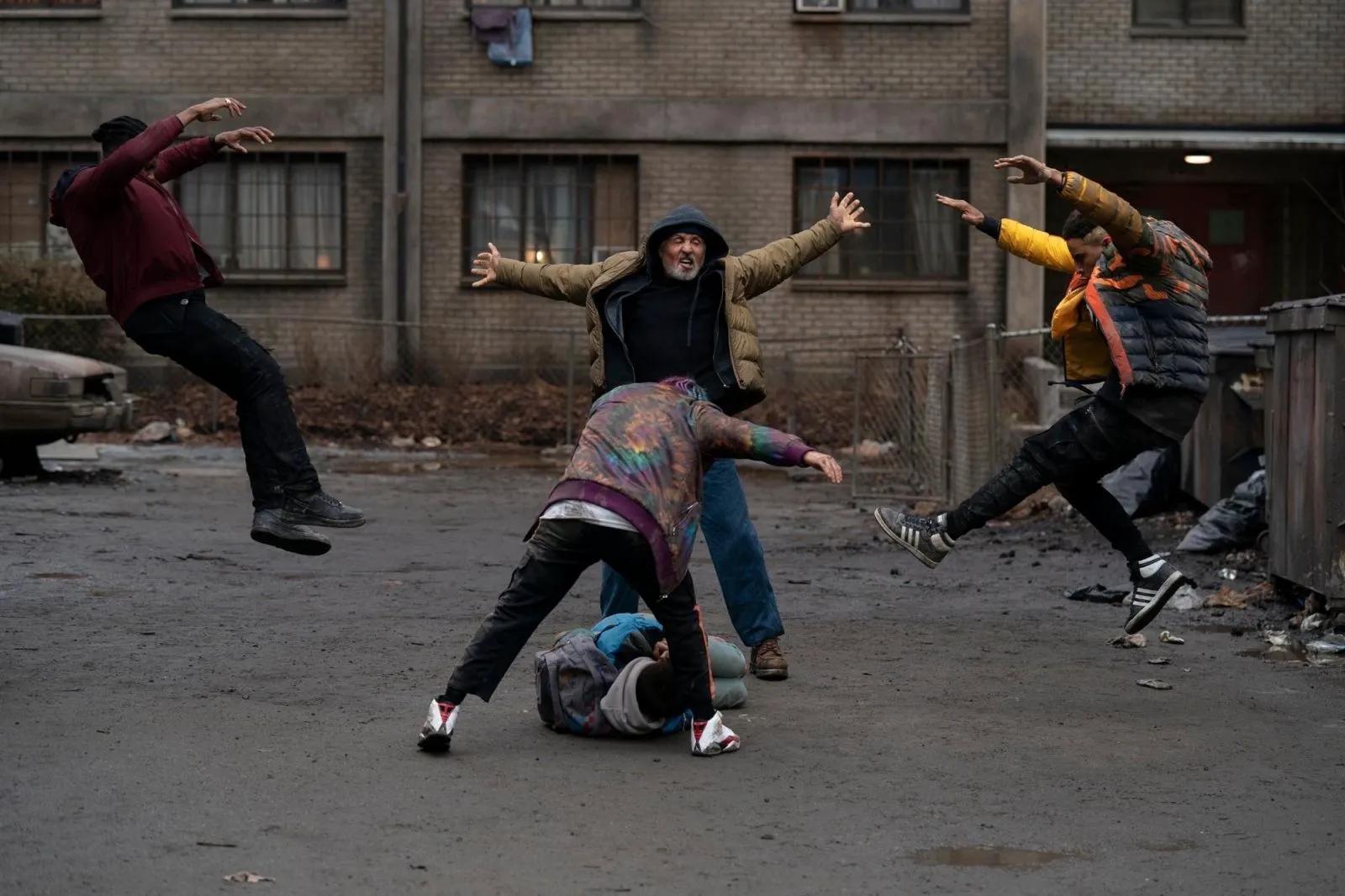 Sylvester Stallone as Joe in a still from 