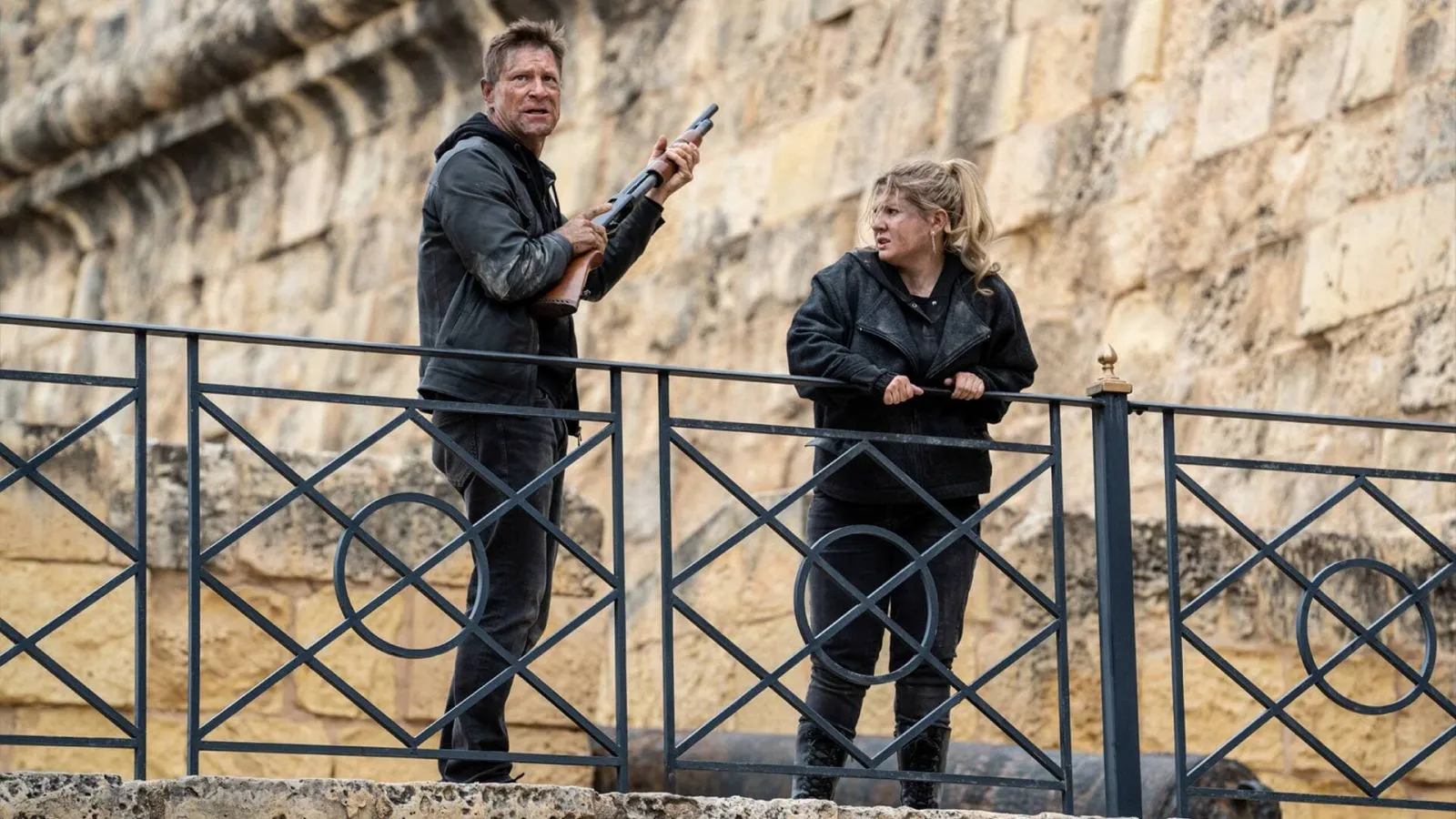 Aaron Eckhart as Evan in a scene from 