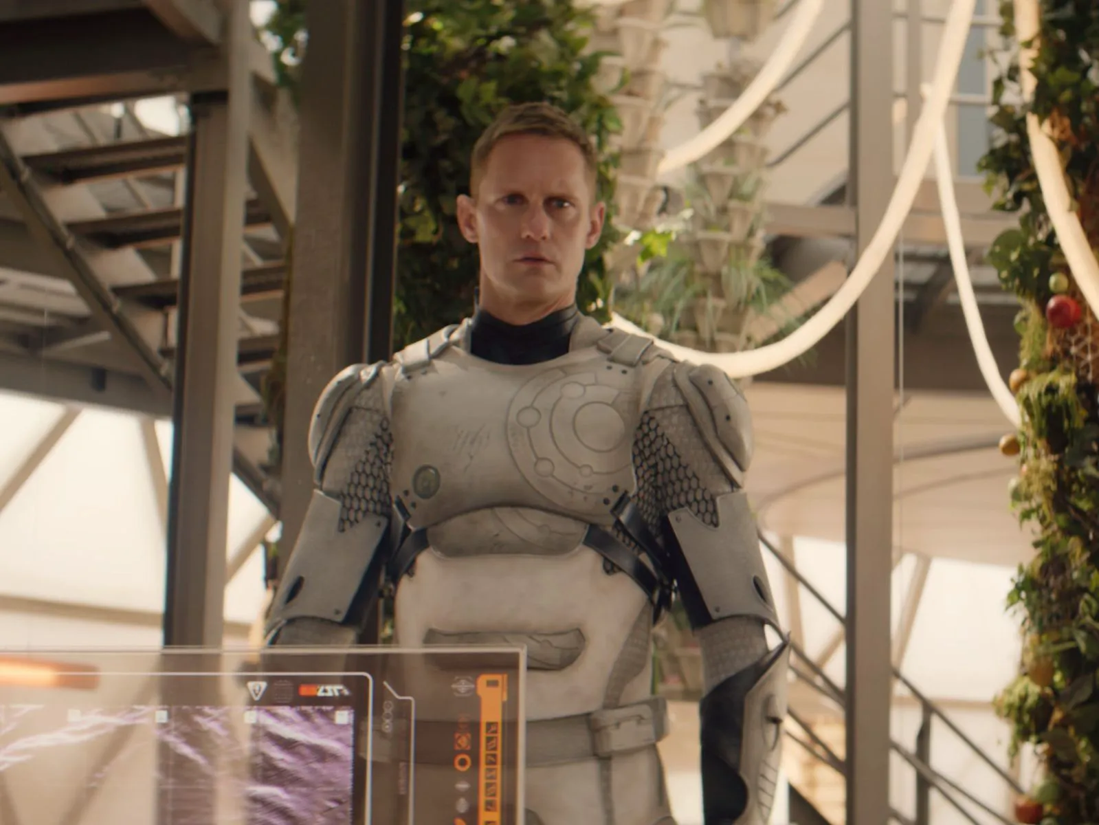 Alexander Skarsgård as Killerbot in a still from the 