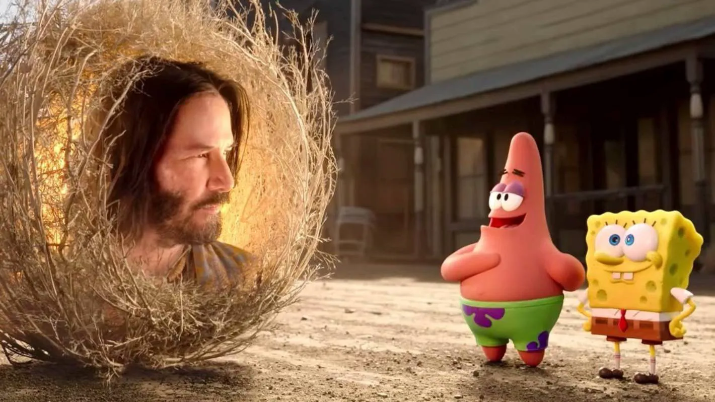 Keanu Reeves in a still from the movie 