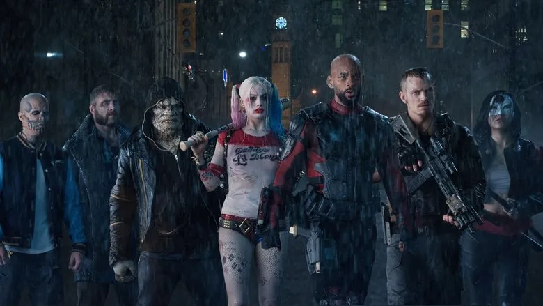 Harley Quinn aiming her baseball bat, embodying her unpredictable and daring nature.