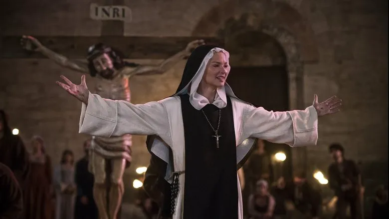 Virginie Efira as Benedetta Carlini in a scene from the film 