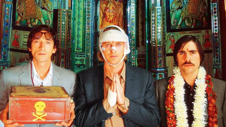 The Darjeeling Limited: Three brothers journey across India to find their mother!