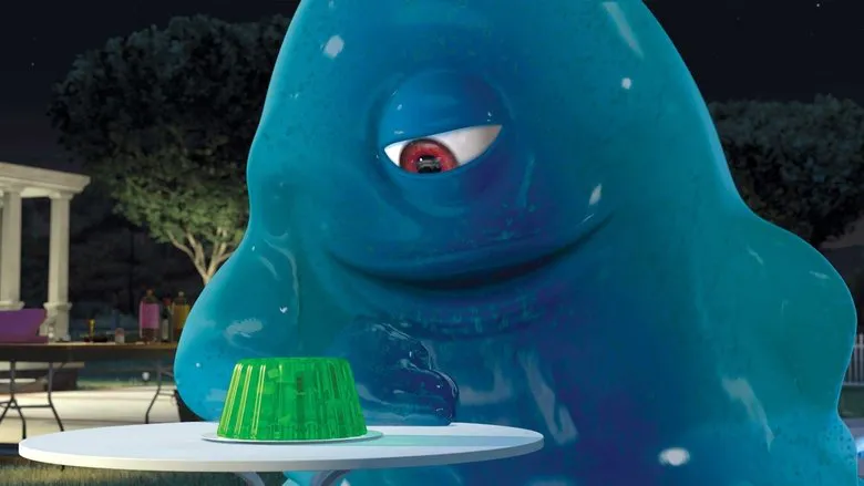 President Hathaway, humorously interacting with an alien, on screen in 