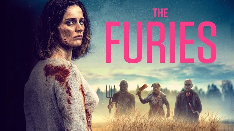 A character in a strange, almost sci-fi environment, with bright lights and abstract structures, perhaps revealing the hidden machinery behind "The Furies."