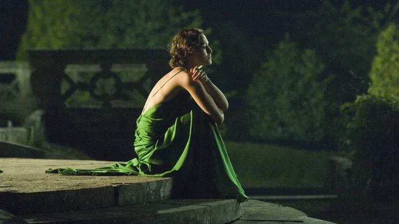 Young Briony Tallis (Saoirse Ronan) pensively writing.