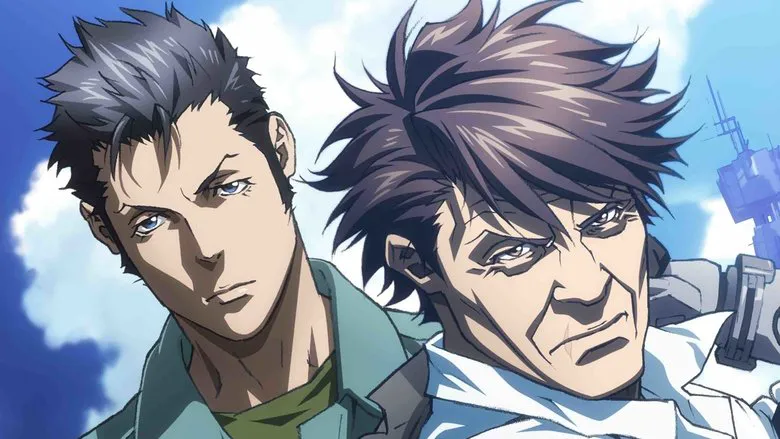 Masaoka in a serious or investigative pose