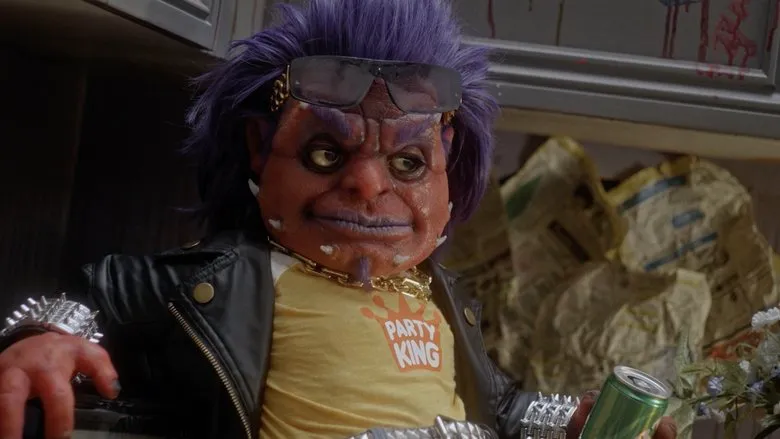 Frankie Freako with menacing glare