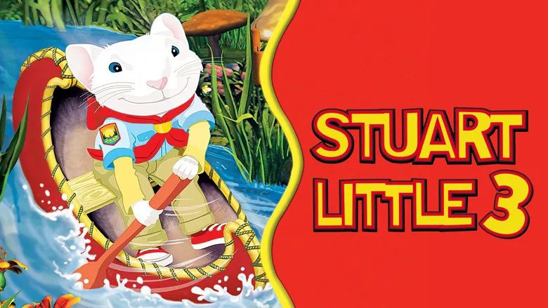 A tender moment between Stuart Little and his adoptive human mother, symbolizing love and acceptance within the family.