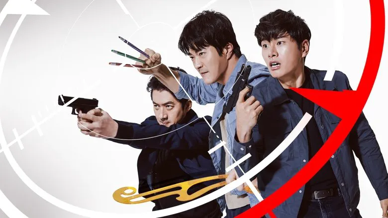 Hwang Jung-min as Park Seok-young, disguised as a businessman, navigating a tense situation in North Korea.